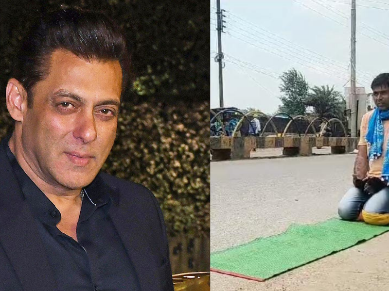 Salman Khan'S Fan Walked 5 Kilometers On His Knees To Reach The Temple, Lit A Lamp In His Brother'S Name