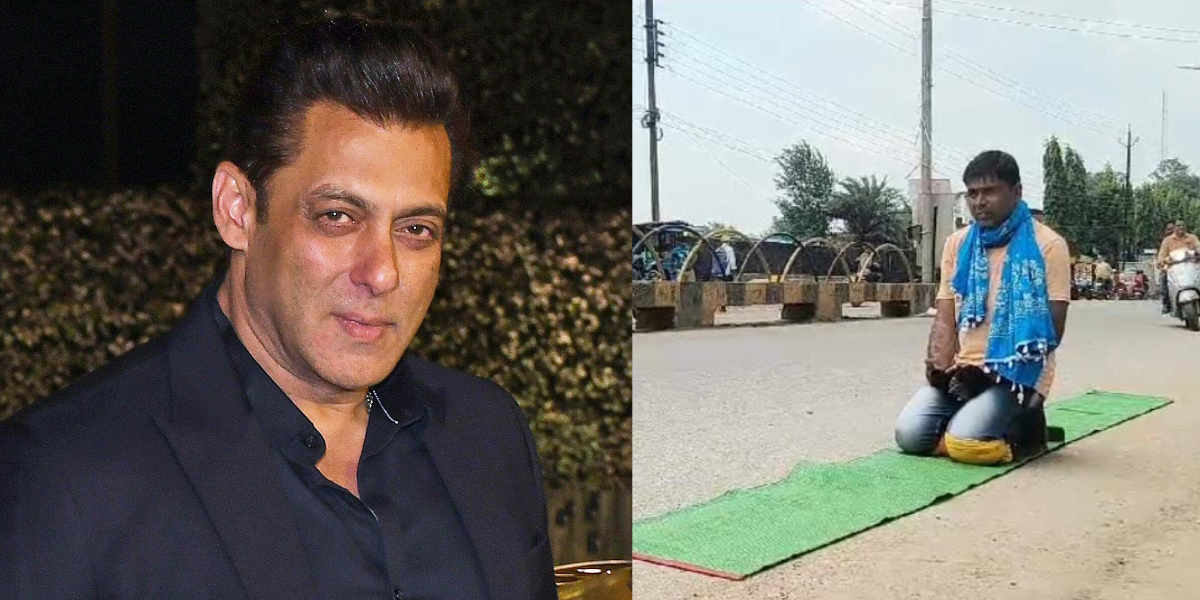 Salman Khan'S Fan Walked 5 Kilometers On His Knees To Reach The Temple, Lit A Lamp In His Brother'S Name