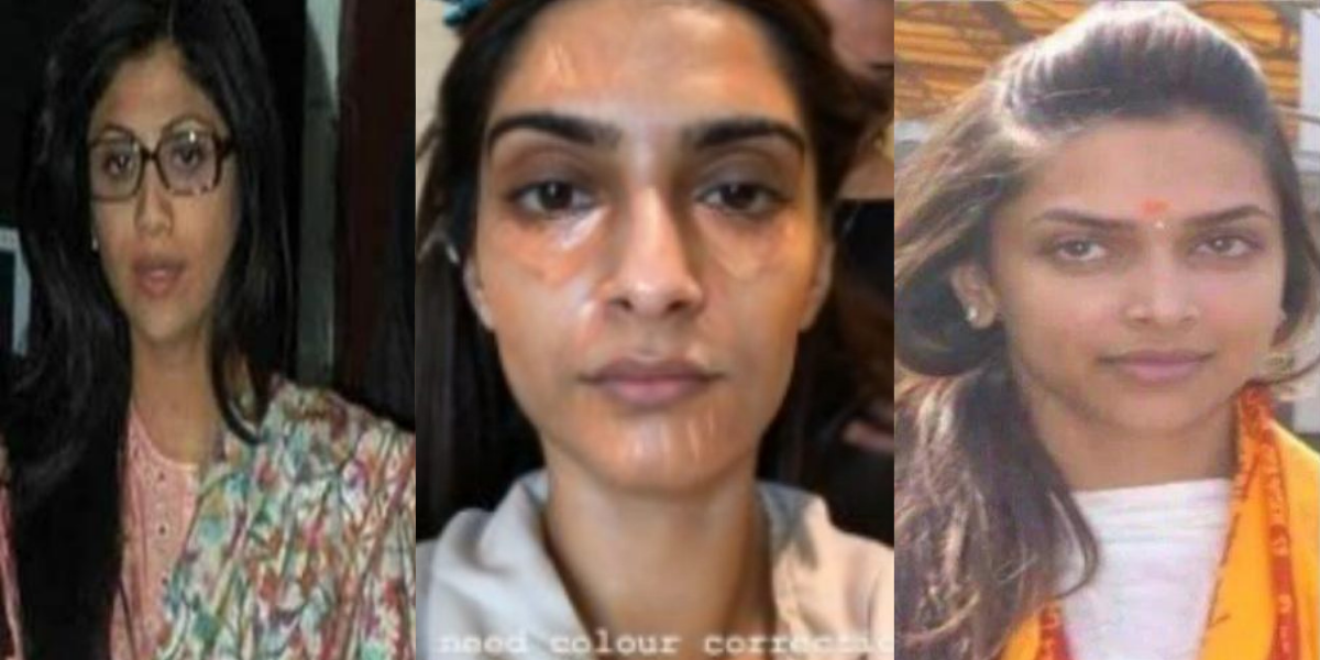 These 5 Bollywood Actresses Are Unrecognizable Without Makeup