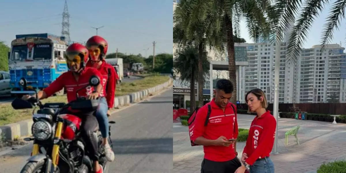 Who Is Zomato Ceo'S Wife? She Became A Delivery Agent With Her Husband, Pictures Went Viral