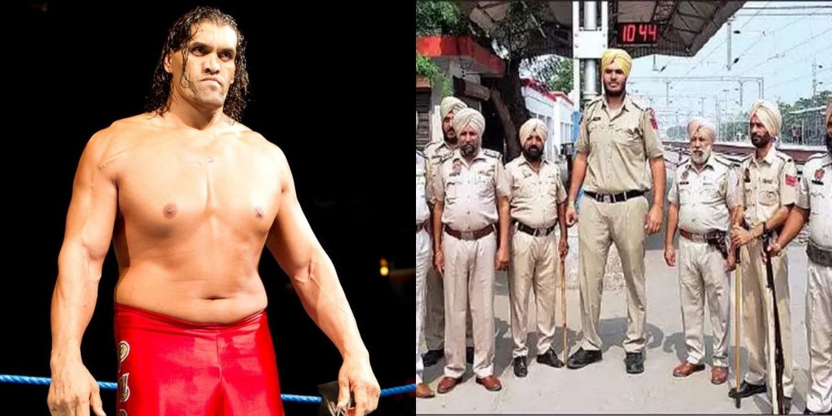 Punjab Policeman Jagdeep Singh Is Taller Than The Great Khali