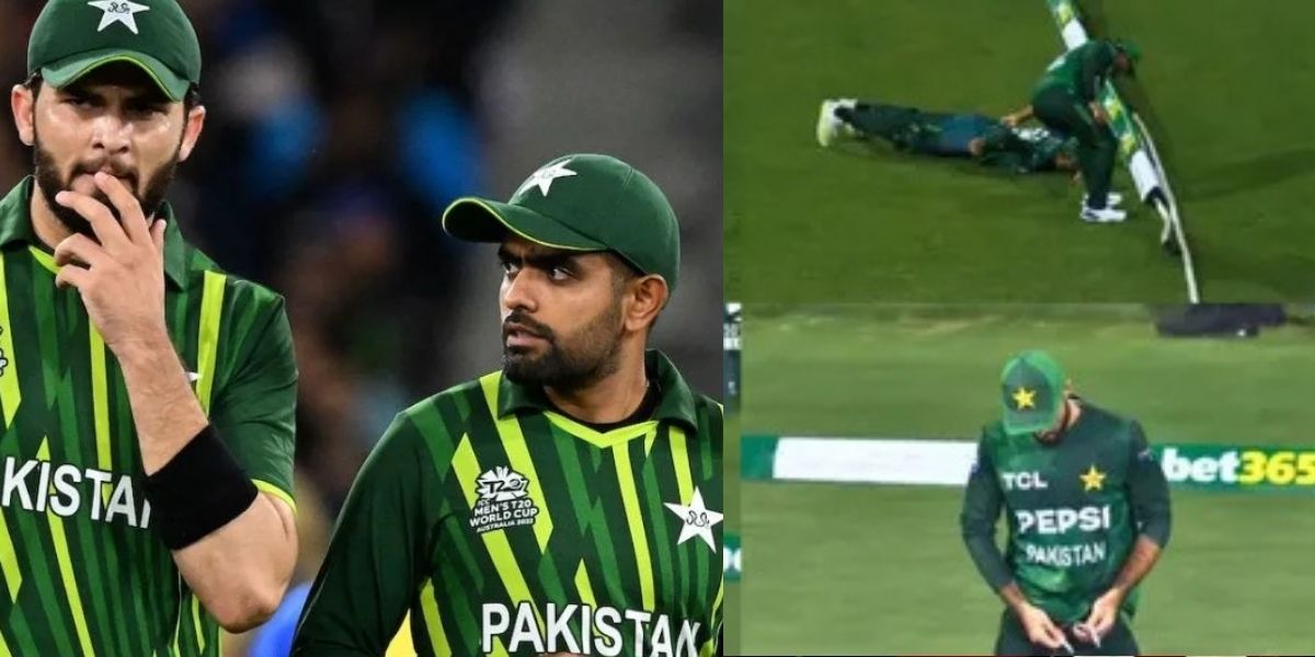 Pakistan Cricket Team Player'S Pants Were Pulled Up During A Live Match