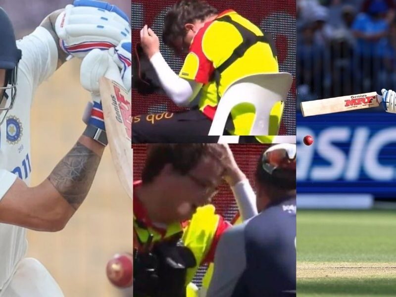Virat Kohli Hit Such A Stunning Six That The Security Guard Was Badly Injured