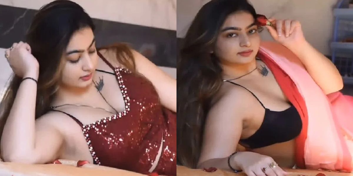 Viral-Video-Marathi-Bhabhi-Showed-Her-Waist-Wearing-A-Saree