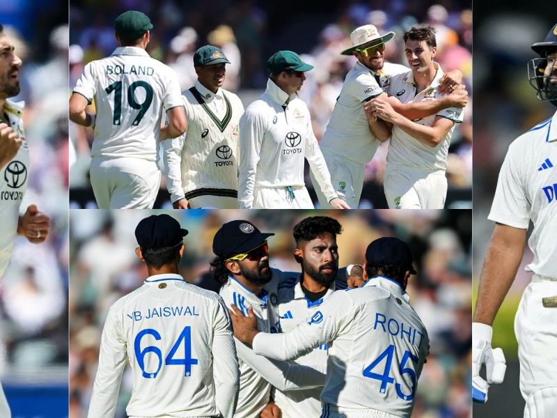 Australia Beats India By 10 Wickets In Pink Ball Test