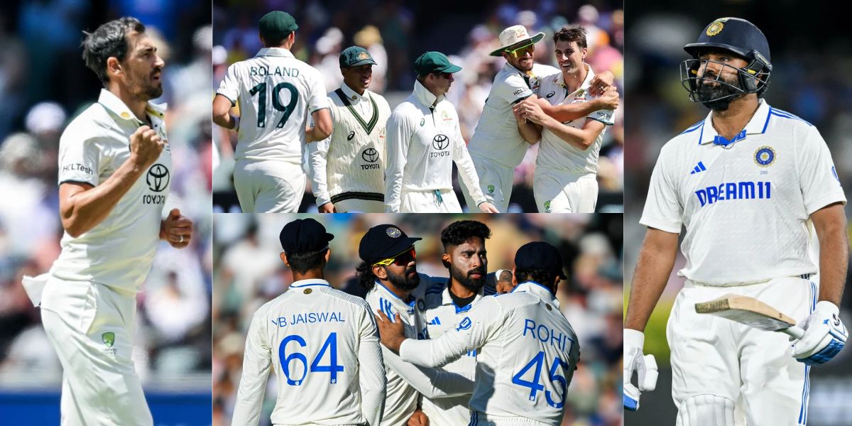 Australia Beats India By 10 Wickets In Pink Ball Test