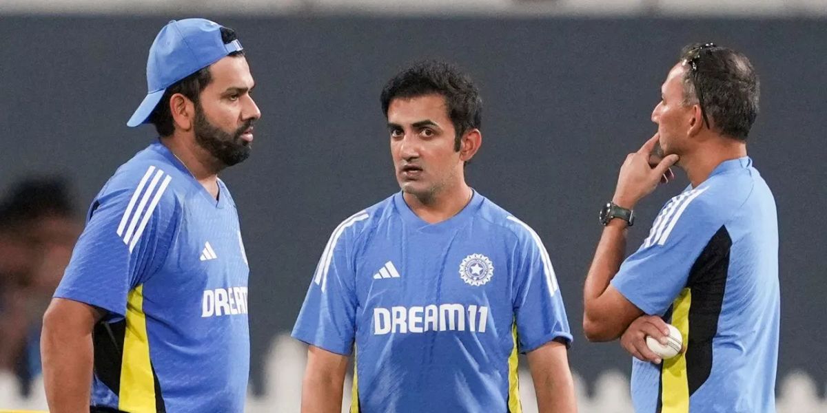 Rohit Sharma, Gautam Gambhir And Ajit Agarkar 