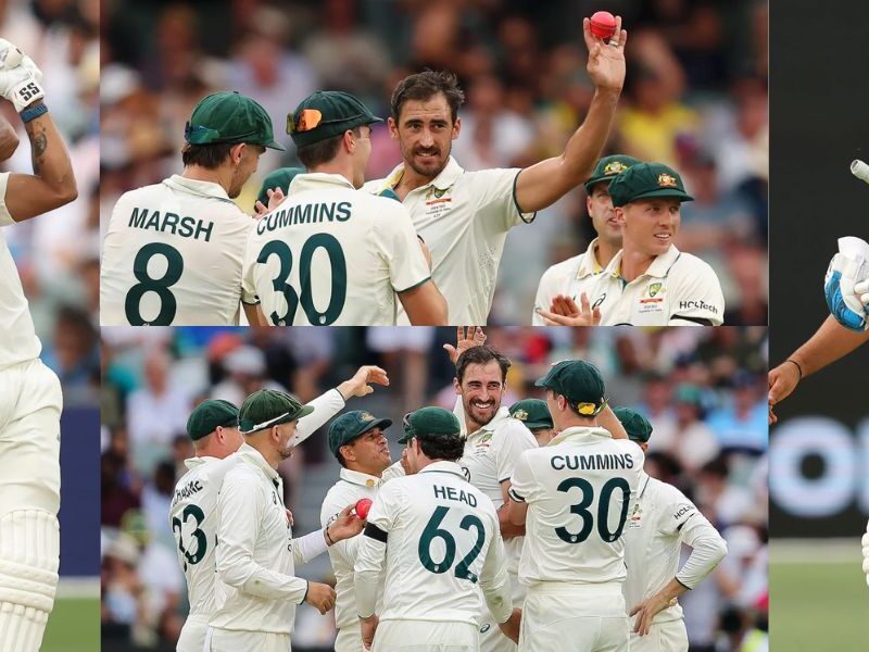 Match Reports Of Day One Of Adelaide Test