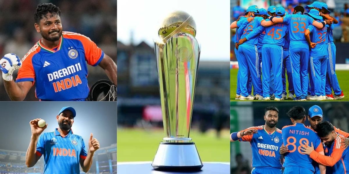 15-Member Indian Team Finalized For Champions Trophy 2025, Sanju-Nitish Got A Chance