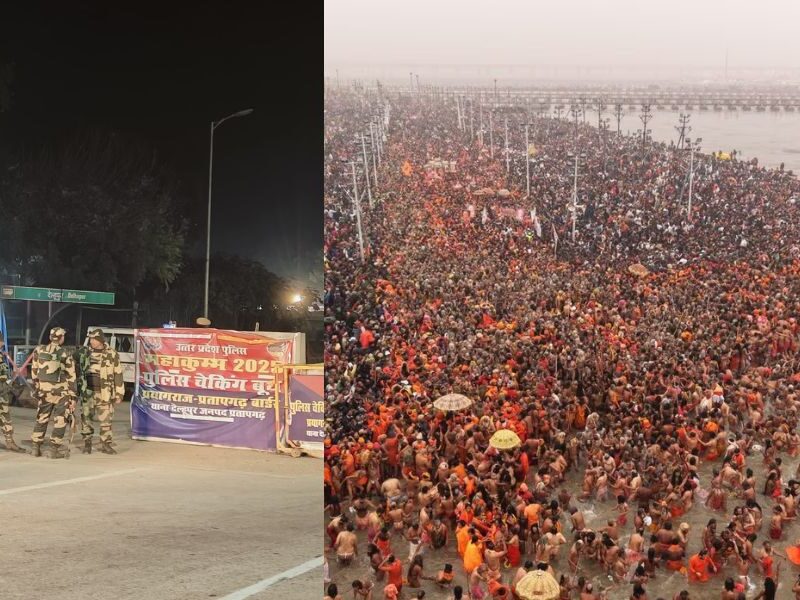 Smuggler-Caught-Taking-Dip-In-Mahakumbh-2025
