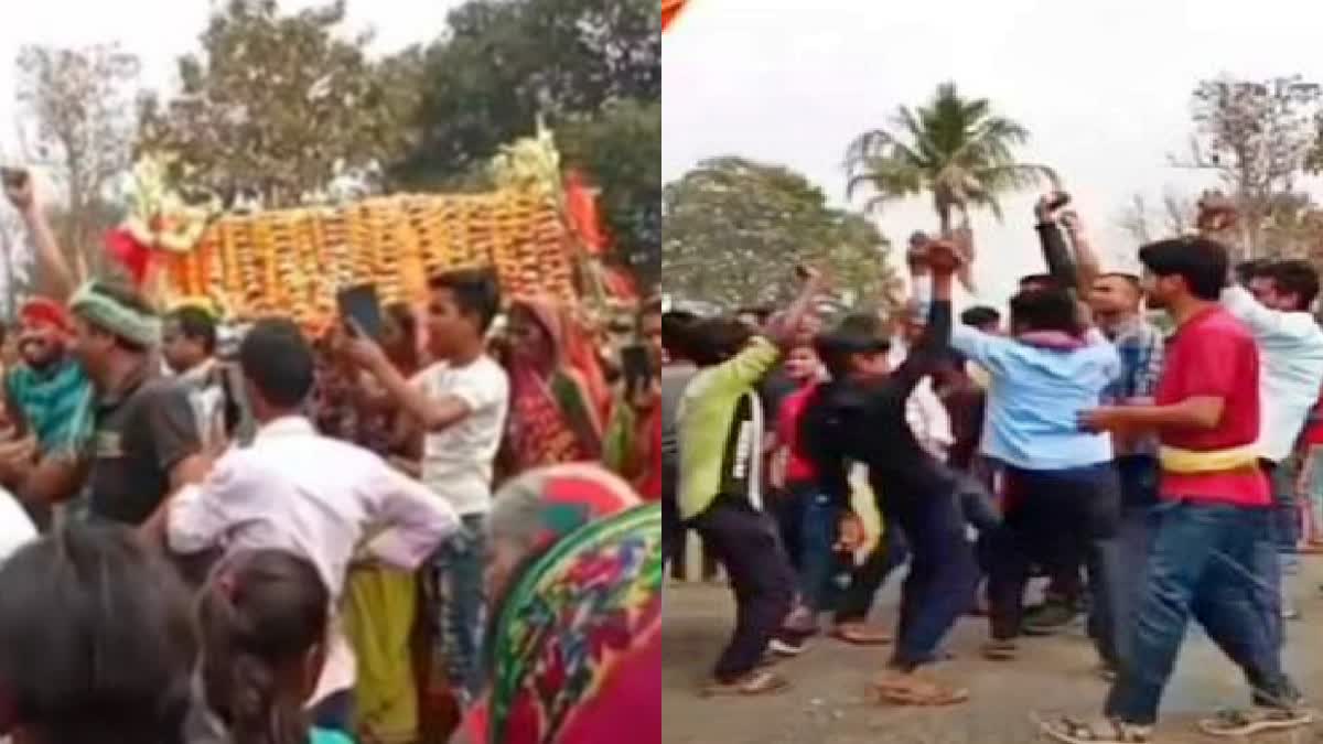 नदिया देवी की मौत पर झूम उठा पूरा गांव, डीजे और अश्लील भोजपुरी गानों के साथ निकाली शव यात्रा 2 Last Rites