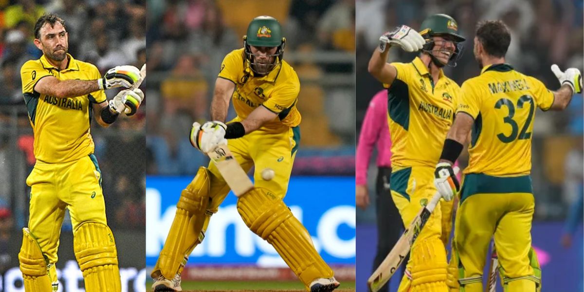 Glenn Maxwell Scored A Double Century Of 201 Runs In Odi