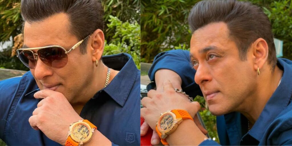 Salman Khan became 'Lord Ram's', wore a saffron colored watch, you will be stunned to know the price