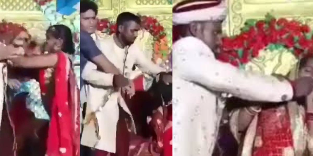 Bride-Beatup-Groom-Viral-Video-On-Social-Media