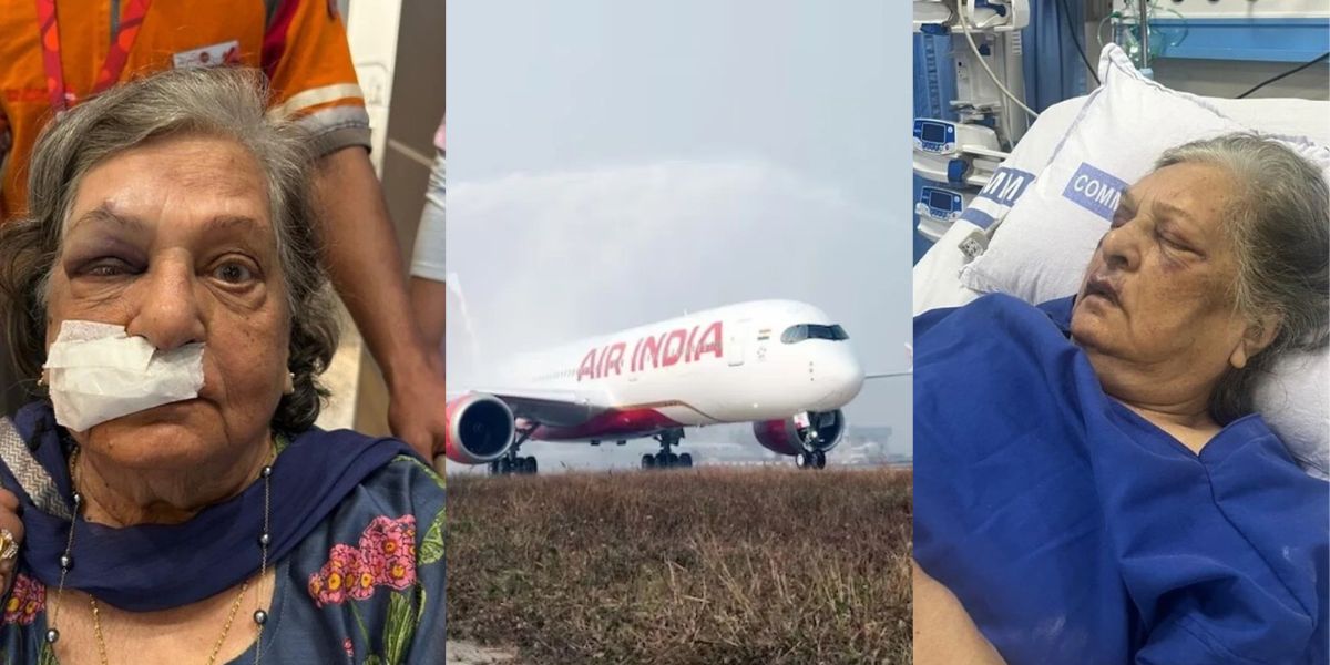 दिल्ली एयरपोर्ट पर 'Air India' की लापरवाही, बुजुर्ग महिला को नहीं दी व्हीलचेयर, गंभीर चोटों के बाद Icu में हुई भर्ती