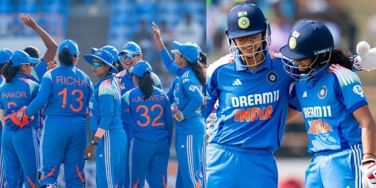 Indias-Womens-Team-Created-A-Stir-In-Odi-Scored-435-Runs-With-Explosive-Batting
