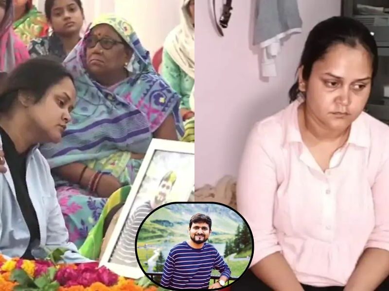 Wife Of Shubham Dwivedi, Who Was Killed In Pahalgam Attack, Demanded Martyr Status From The Government