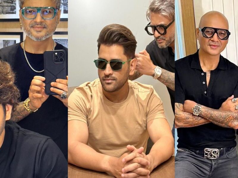 Who Is That Aalim Hakim Who Gives A New Look To Ms Dhoni'S Hair, One Haircut Costs Rs 1 Lakh Save Translation