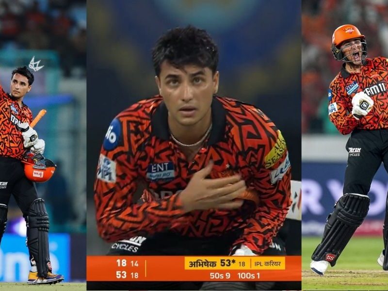 6,6,6,6,4,4,4,…… Ipl 2025 में अभिषेक शर्मा ने फिर उड़ाया गर्दा, महज इतनी गेंदों में जड़ डाला पचासा
