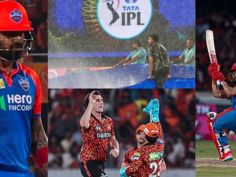 Srh-Vs-Dc-The-Match-Between-Delhi-Capitals-And-Sunrisers-Hyderabad-Was-Washed-Out-Due-To-Rain-Both-Teams-Got-1-1-Points