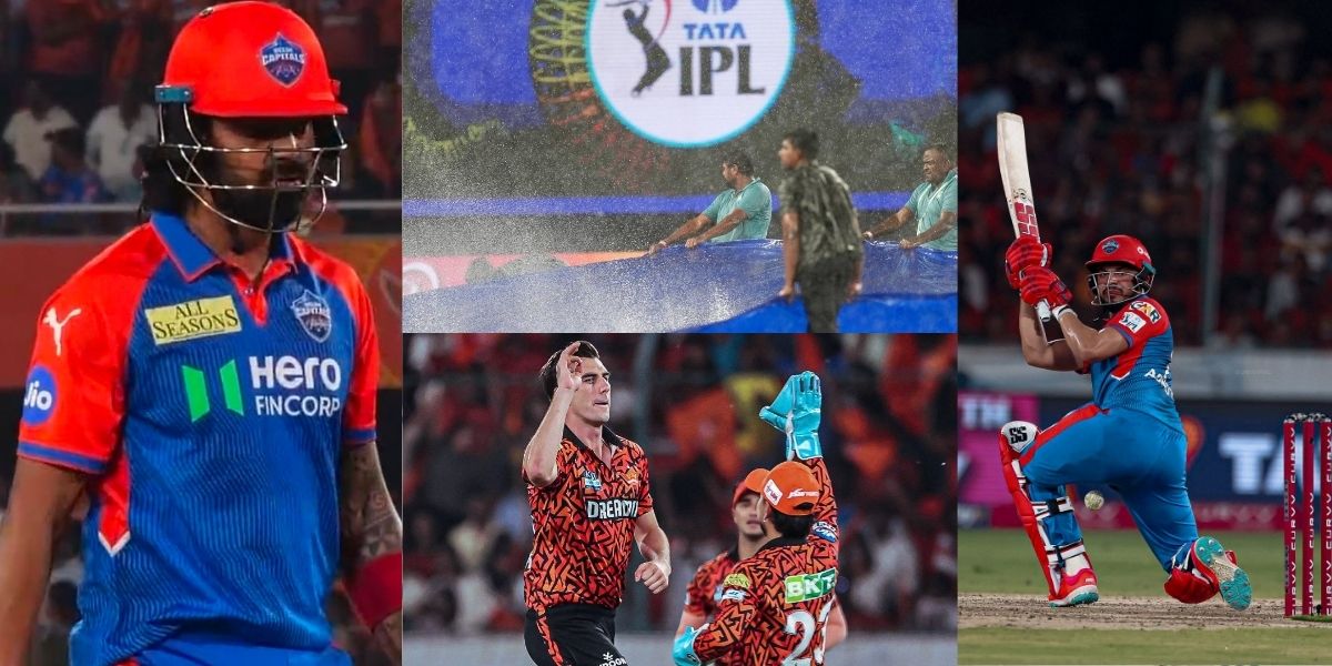 Srh-Vs-Dc-The-Match-Between-Delhi-Capitals-And-Sunrisers-Hyderabad-Was-Washed-Out-Due-To-Rain-Both-Teams-Got-1-1-Points