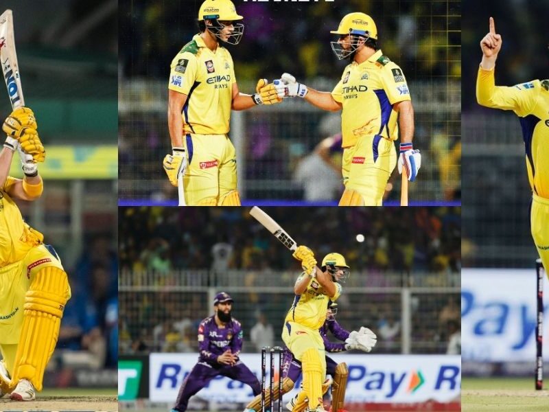 Kkr Vs Csk 23 Days Of Wait Is Over, Csk Got Their Third Win Of The Season By Defeating Kkr