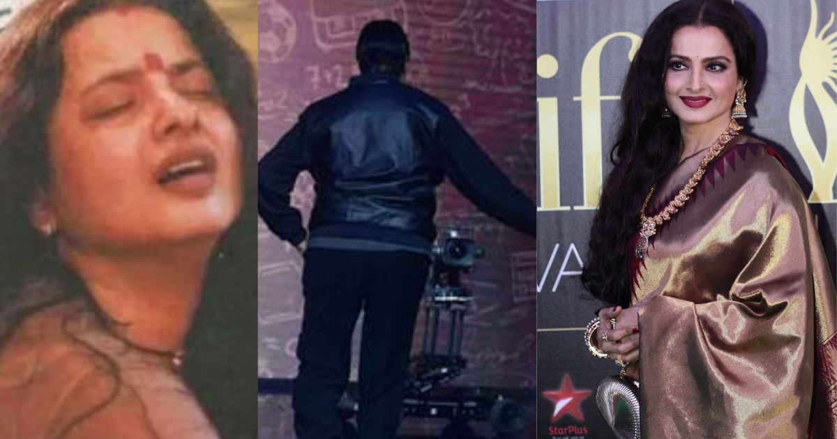These Body Parts Of Rekha Start Getting Restless On Seeing This Veteran Actor