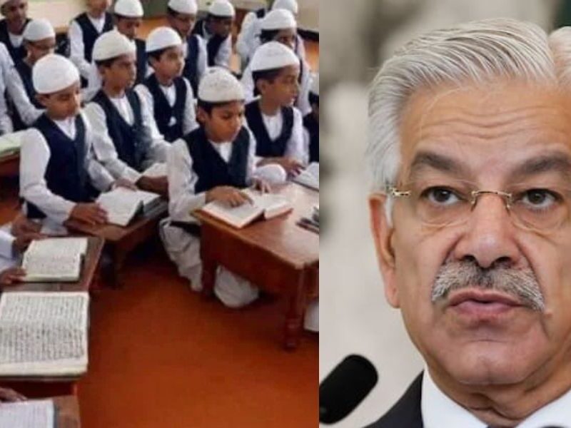 'हमारे मदरसे के बच्चे लड़ेंगे….' पाकिस्तानी रक्षा मंत्री का फरमान, भारतीय सेना के सामने उतारेंगे जाएंगे मदरसों के छात्र