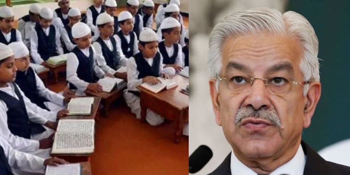 'हमारे मदरसे के बच्चे लड़ेंगे….' पाकिस्तानी रक्षा मंत्री का फरमान, भारतीय सेना के सामने उतारेंगे जाएंगे मदरसों के छात्र