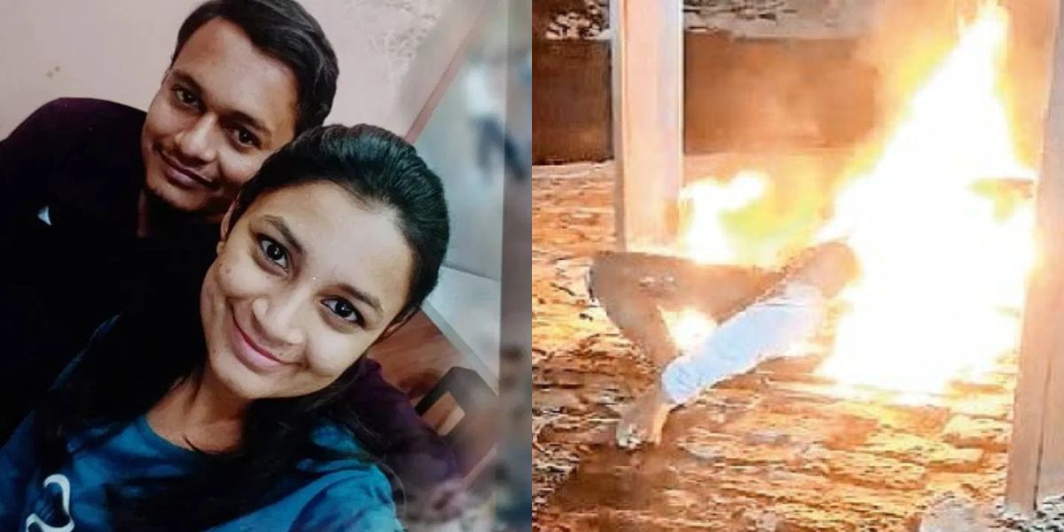 Murder-Case-Wife Along With 3 Students Killed Her Husband And Burnt Him In The Forest