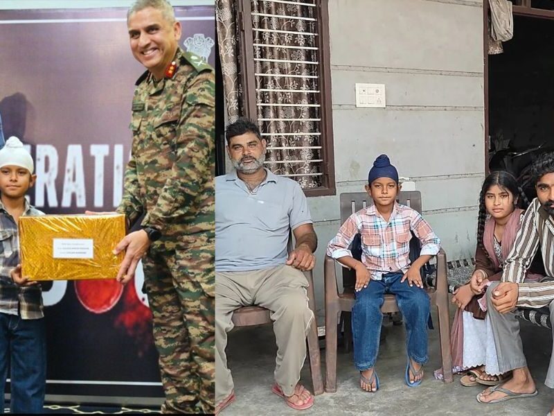 The Army Honoured Little Shravan Who Served The Soldiers In Operation Sindoor