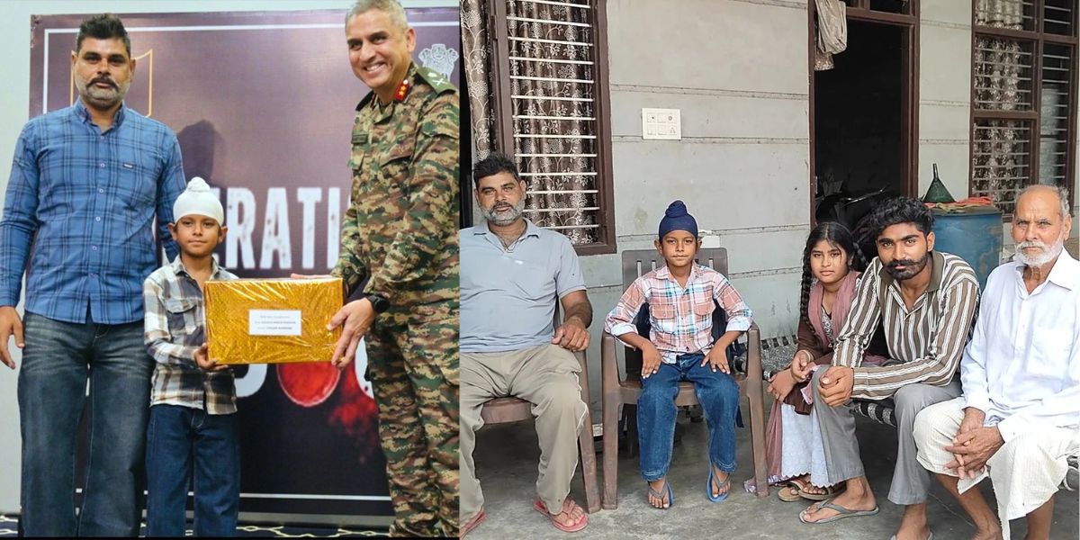 The Army Honoured Little Shravan Who Served The Soldiers In Operation Sindoor