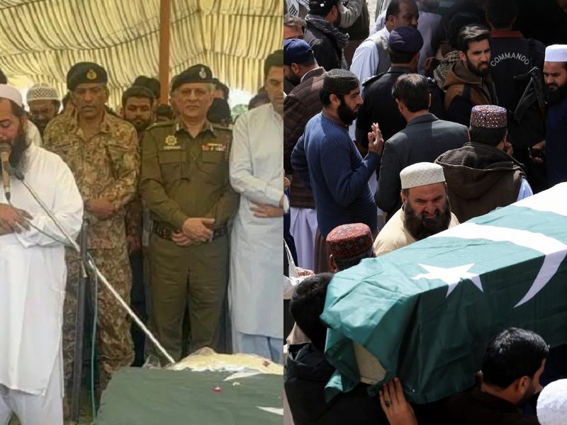 Pakistani Army Reached The Funeral Of Terrorists, Shameful Video Went Viral