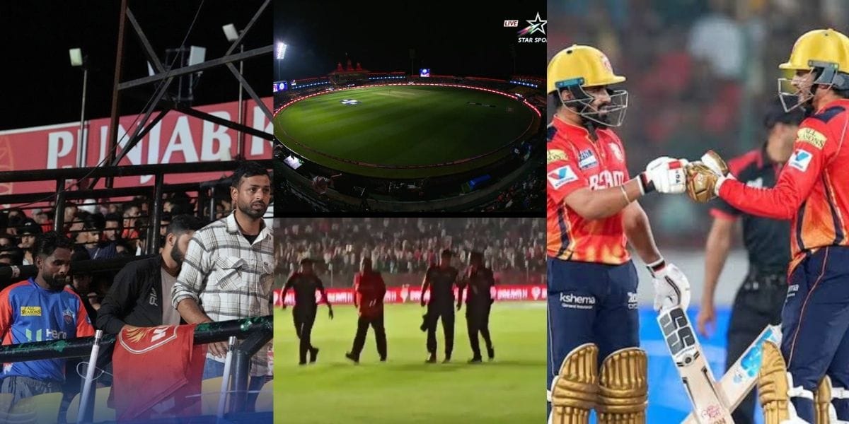 Pbks Vs Dc The Match Between Punjab Kings And Delhi Capitals Was Canceled Amid Pakistan'S Failed Attacks, Spectators Were Removed From The Stadium