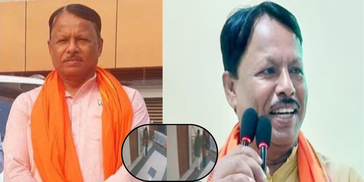 The Bjp Leader Held The Girl'S Hand And Hugged Her, Viral Video