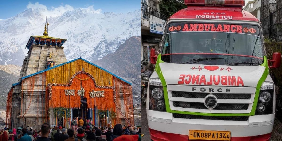 Devotees Hired An Ambulance To Go To Kedarnath