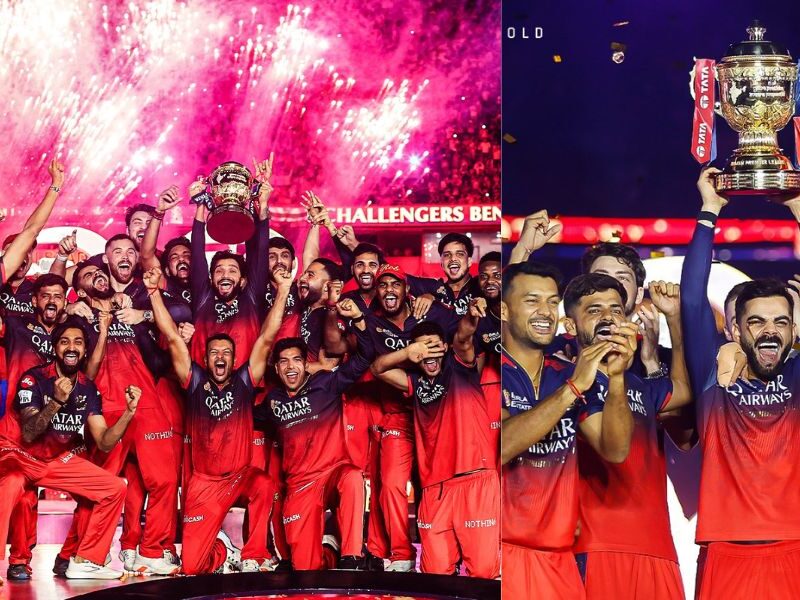 आखिरकार विराट कोहली ने उठाई Ipl ट्रॉफी, कप्तान रजत पाटीदार की बदौलत पूरा हुआ सपना, देखिये जश्न का पूरा वीडियो