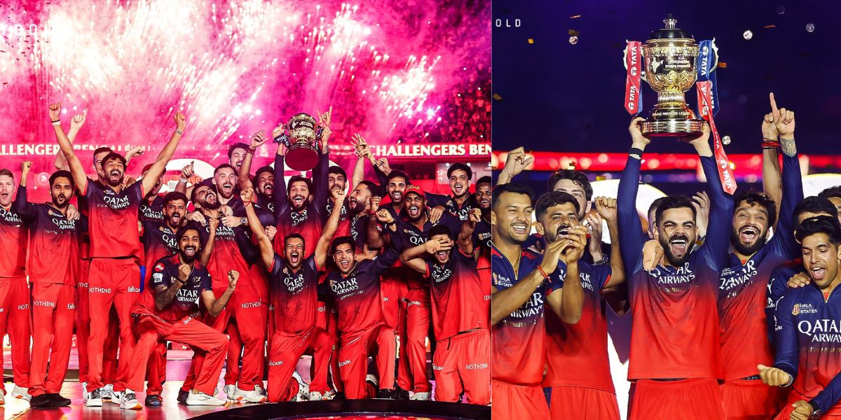 Finally Virat Kohli Lifted The Ipl Trophy