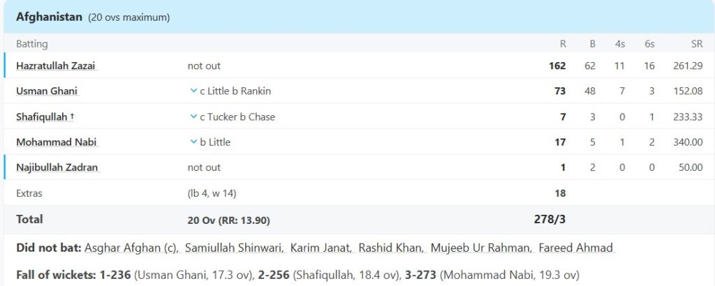 Afghan Batsman 