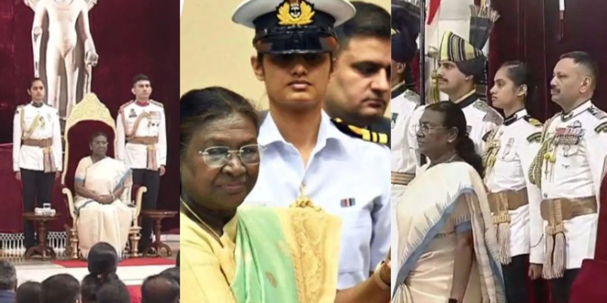 Lieutenant Commander Yashasvi Solanki Became The First Woman Adc Of The President