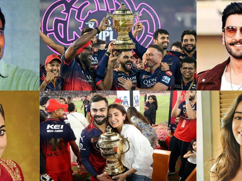 Ipl 2025 में Rcb की जीत पर ये फिल्मी सितारे भी हुए खुश, विराट कोहली को दी बधाई