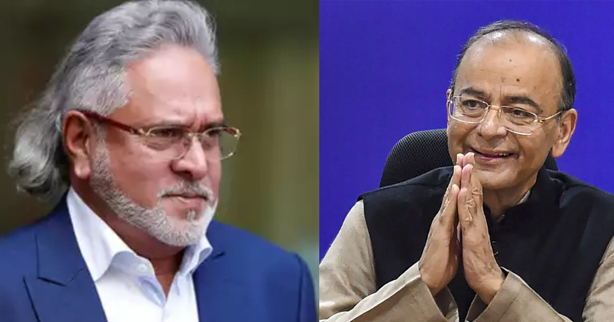 Arun Jaitley Had A Hand In Vijay Mallya'S Escape From The Country