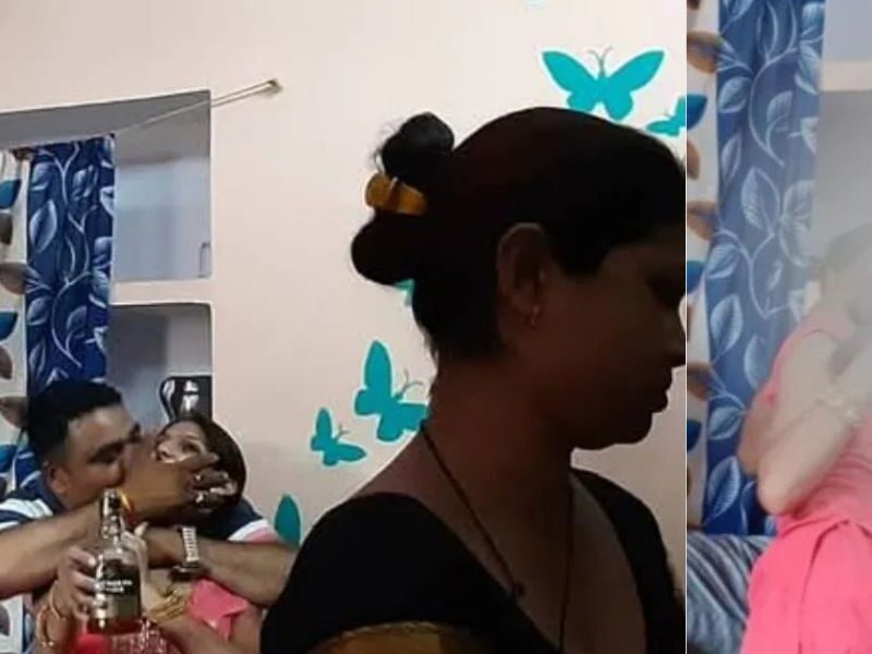 एक हाथ में दारू की बोतल, दूसरे में लड़की, फिर…..सपा नेता का अश्वलील Video हुआ वायरल
