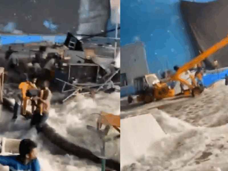 Big Accident During Film Shooting