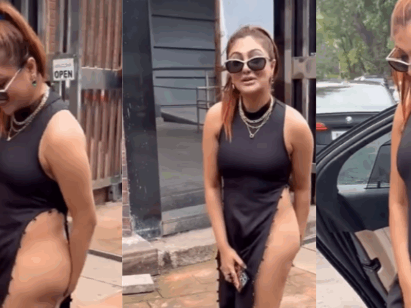 This Actress Came Out On The Road Wearing Only A Torn Suit
