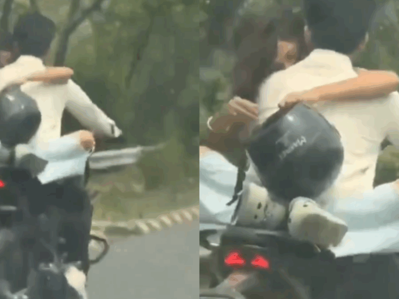 After Dhaakad, Now This Couple Romanced On The Expressway, Video Goes Viral