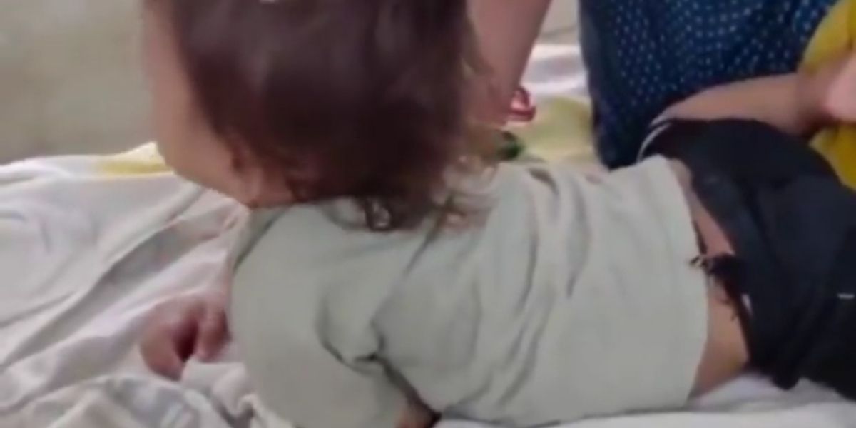 Toddler Bites Snake