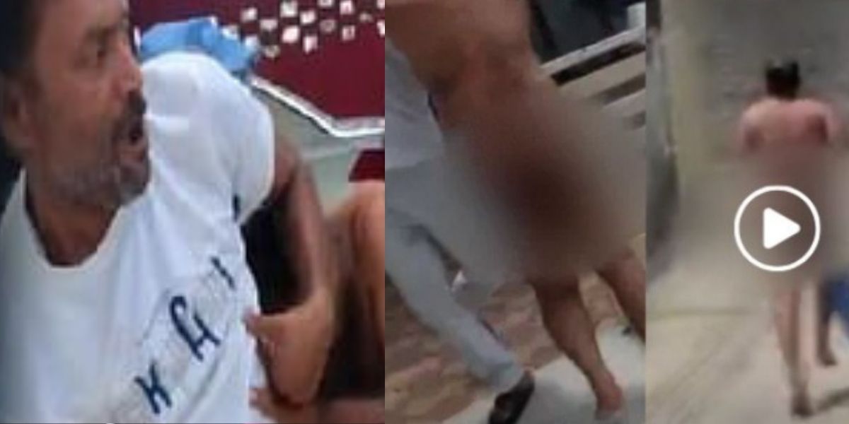 Lover Ran Away Naked After Getting Caught Video-Went-Viral