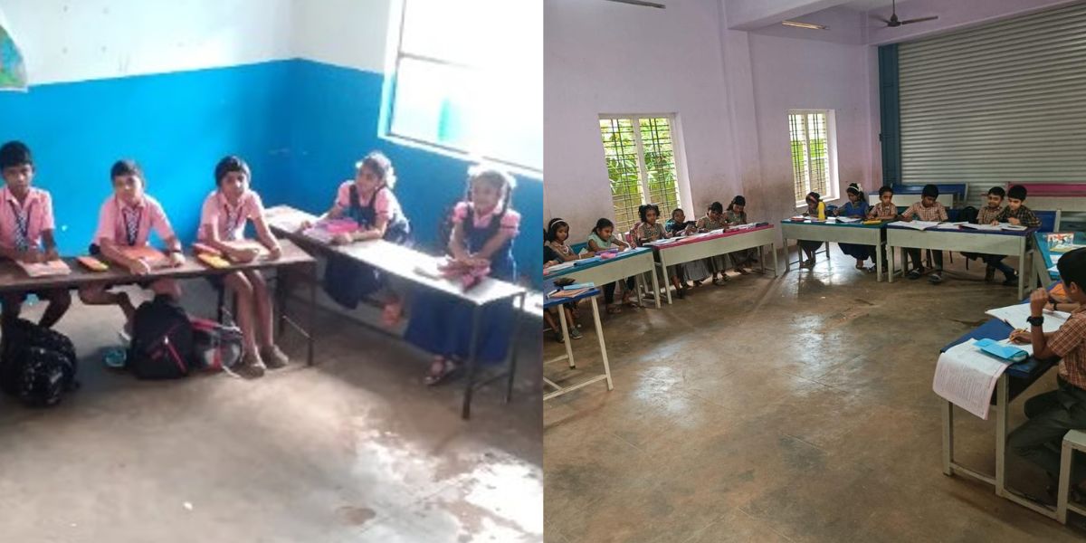 U Shape Kerala'S Classroom Has Been Started In School. In Which There Will Be No Backbencher