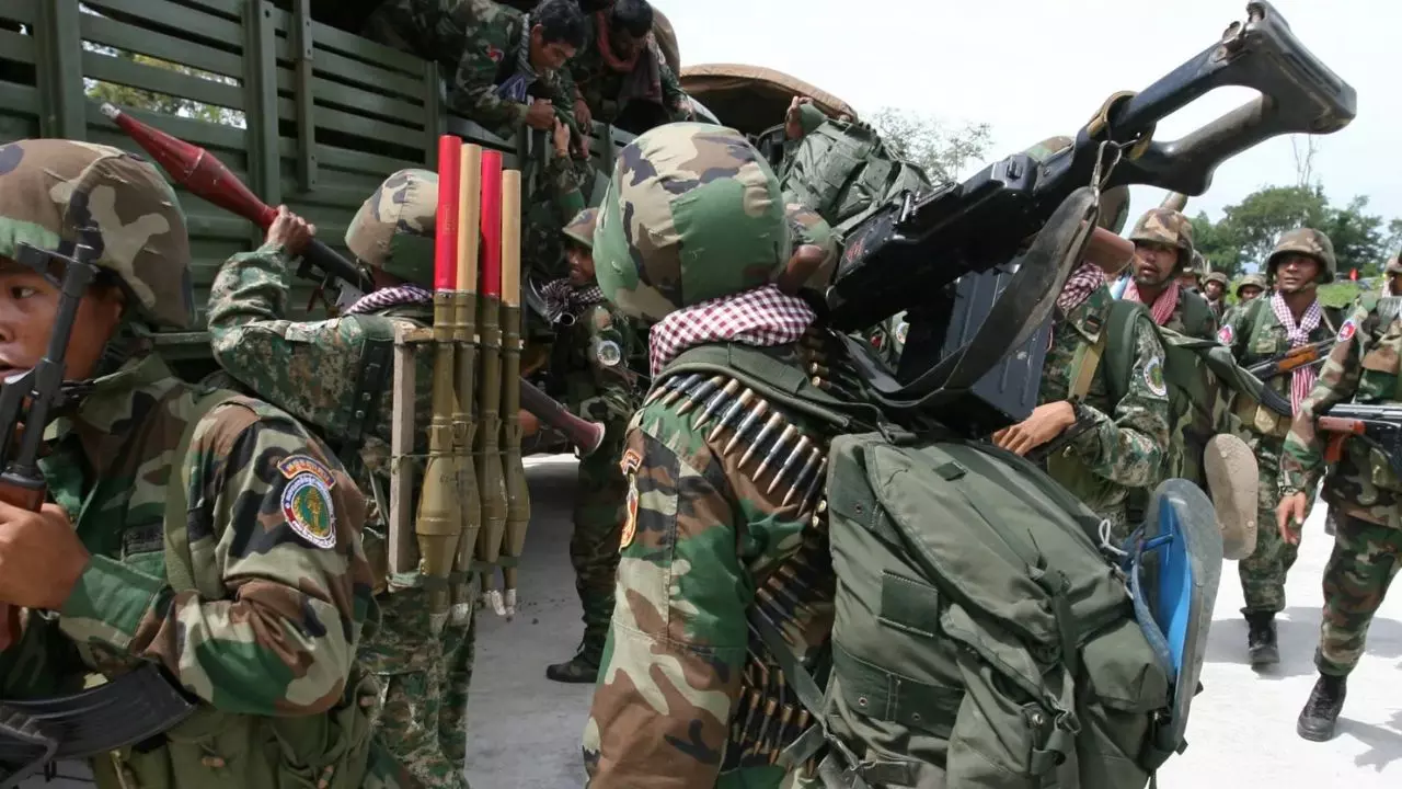 Thailand-Combodia Army